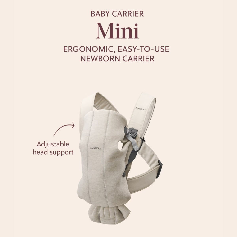 BabyBjörn - Bæresele Mini 3D Gråbeige