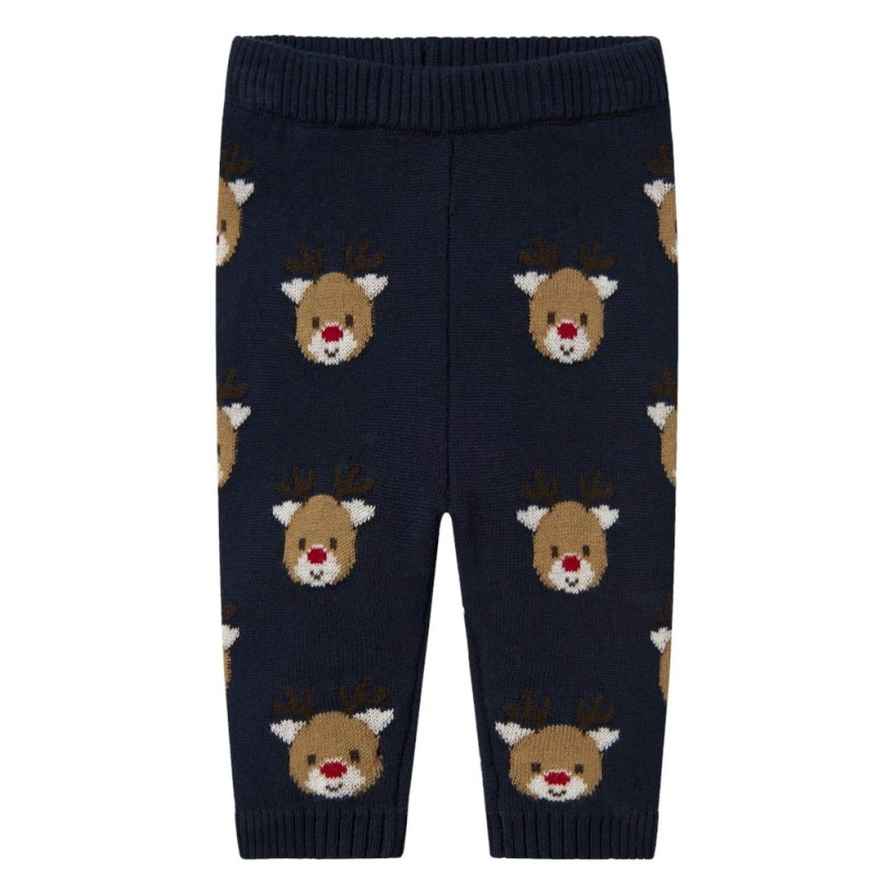 Name It - Julebukse Baby Knit Reindeer Navy Blazer