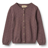 Wheat - Cardigan Knit Maia Plum