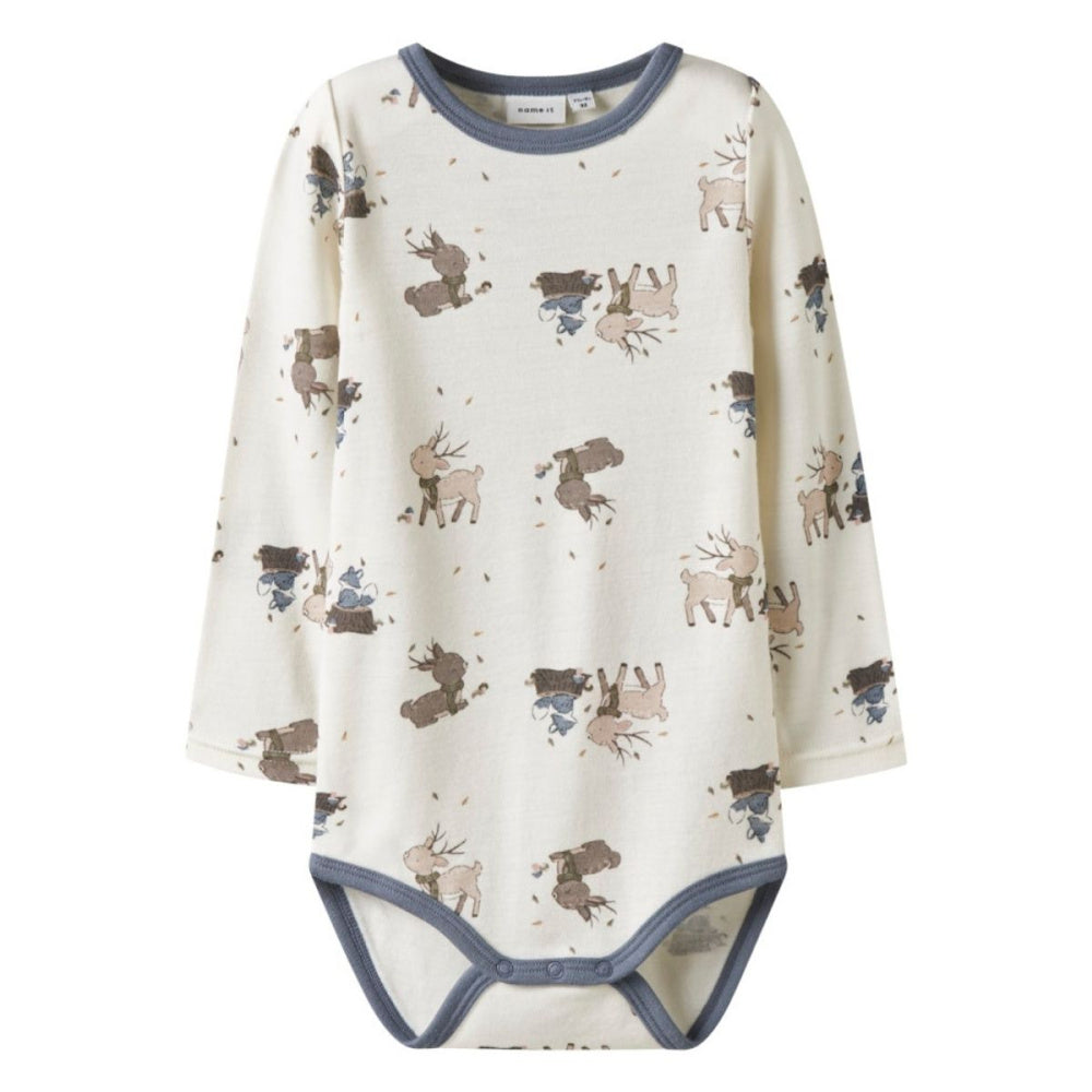 Name It - Ullbody Willitus Blue/ Snow White Deer