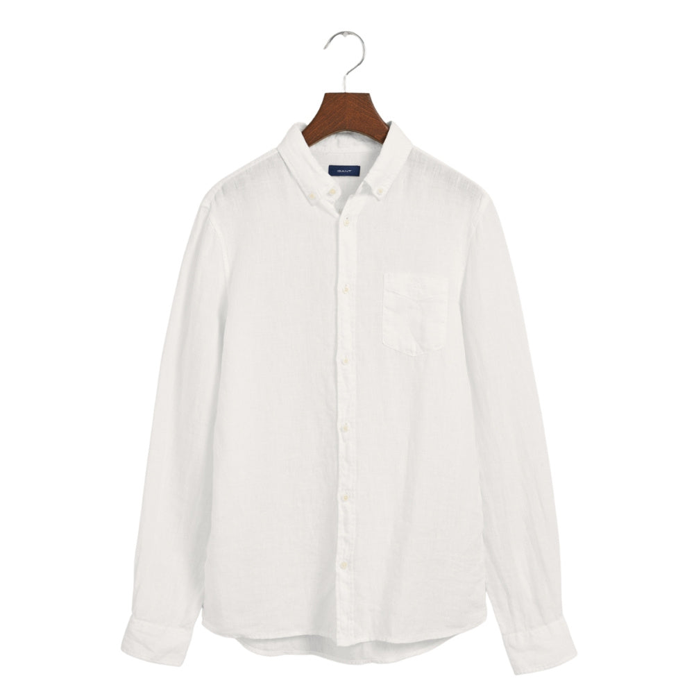 Gant - Skjorte Lin White