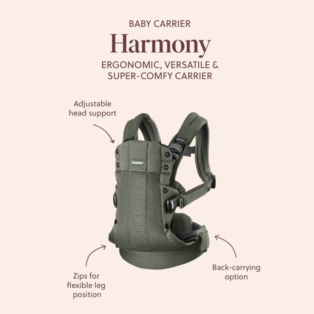 BabyBjörn - Bæresele Harmony Mesh Svart