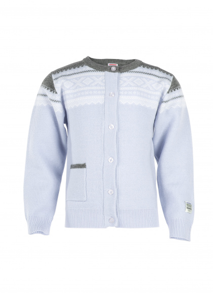Marius Kids- Marius Cardigan Ull Lyseblå