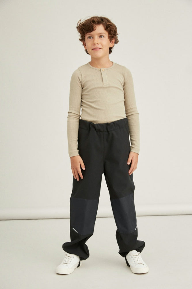 Name It - Softshell Bukse Alfa Sort