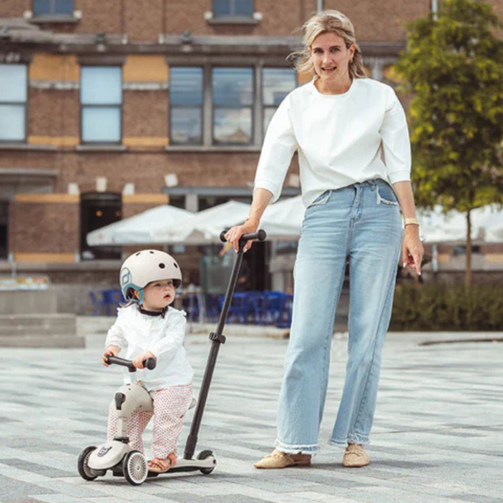 Scoot & Ride - Sparkesykkel Highwaykick 1 Push & Go Ash