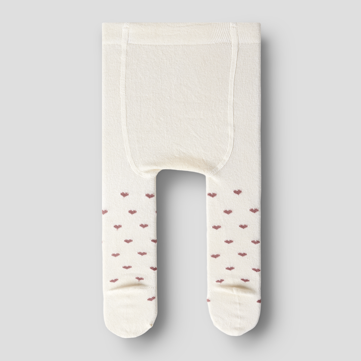 Lil' Atelier - Strømpebukse Baby Freba Turtledove/ Withered Rose