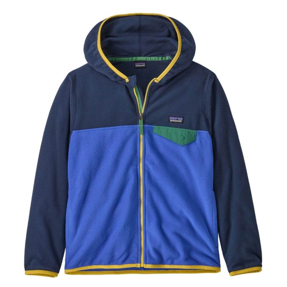 Patagonia - Kids Micro D Snap-T Fleece Jacket Eddy Blue