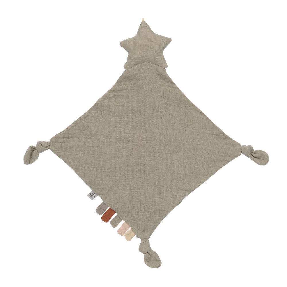 Lässig - Koseklut Muslin Star Olive