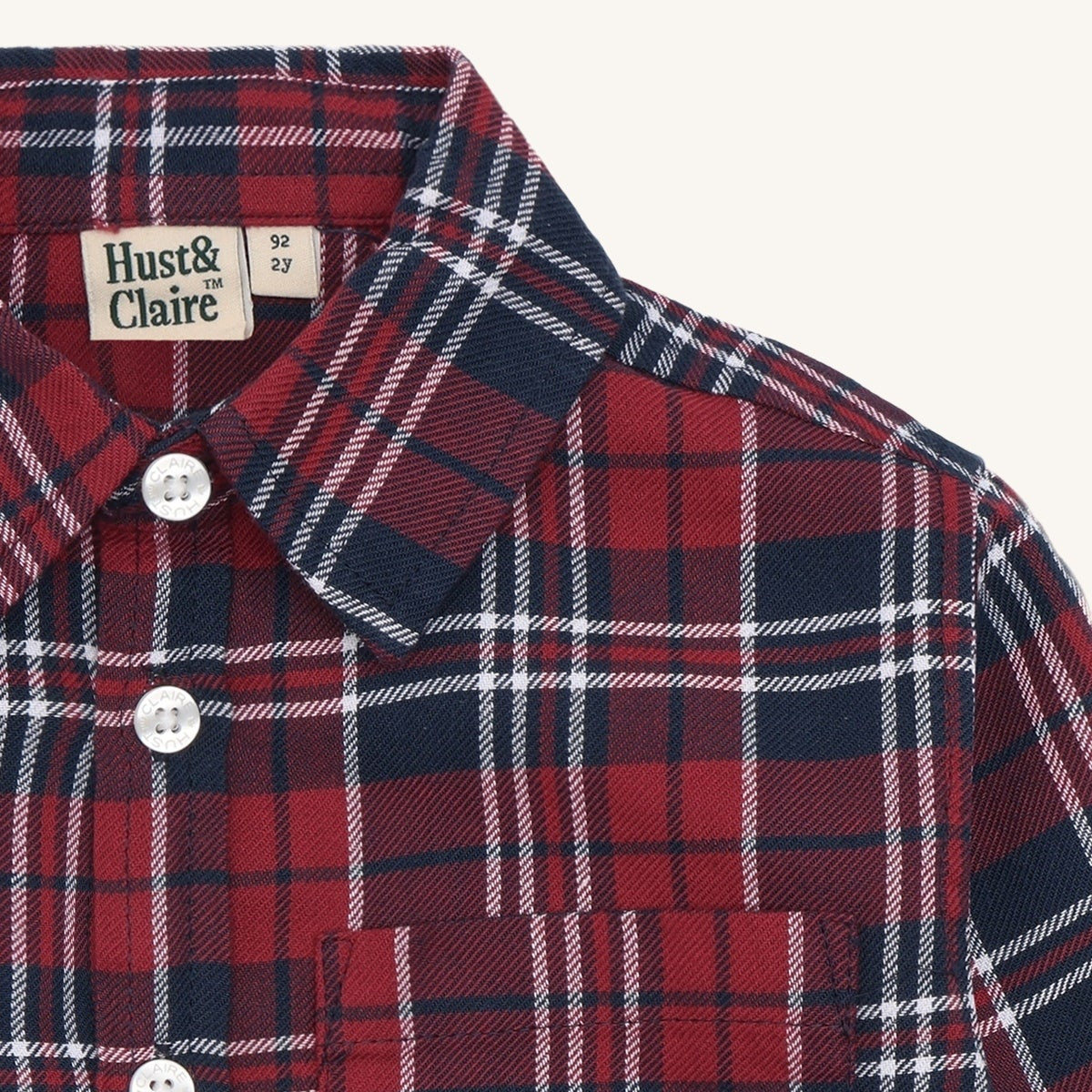 Hust and Claire - Skjorte Jack Joy More Navy