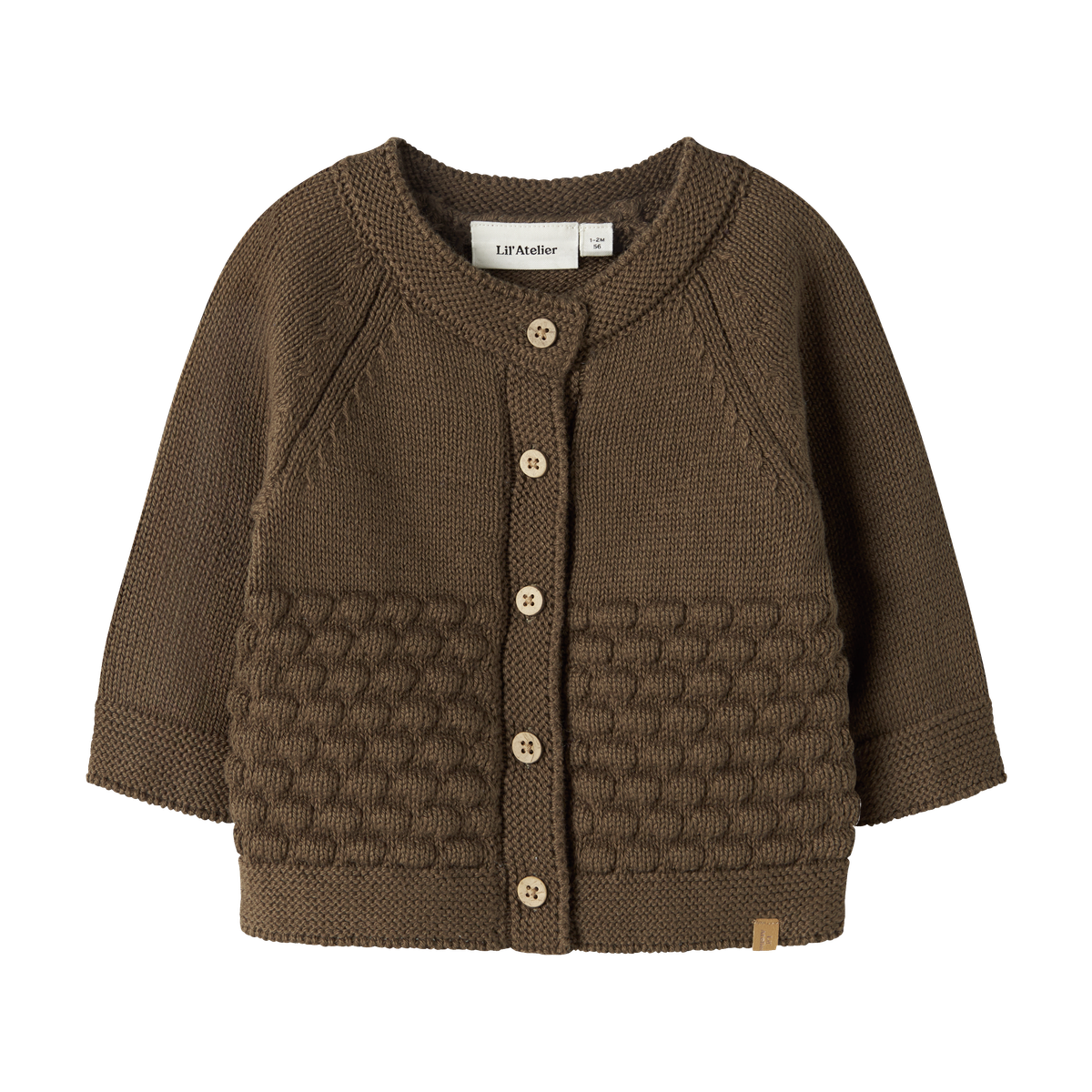 Lil' Atelier - Cardigan Baby Knit Nobir Teak