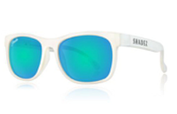 Shadez Solbriller - VIP Polarized Hvit White-Ocean