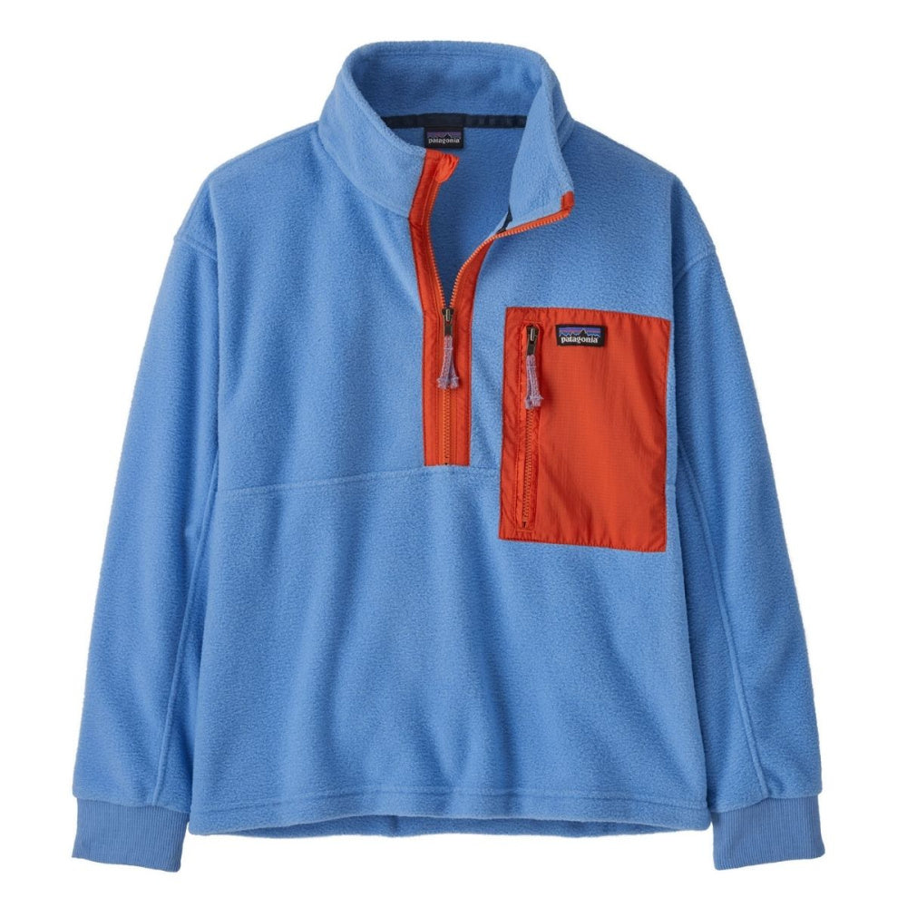Patagonia - Kids Microdini 1/2-Zip Fleece Pullover Abundant Blue