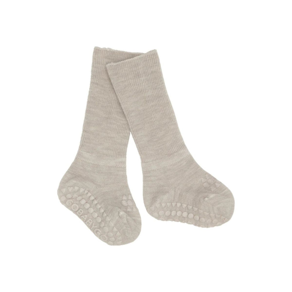 GoBabyGo - Ullsokker Merino Antiskli Sand