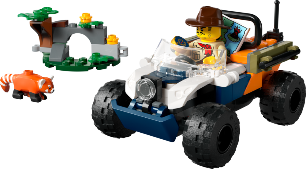 LEGO - City Jungelutforsker med ATV og rød panda