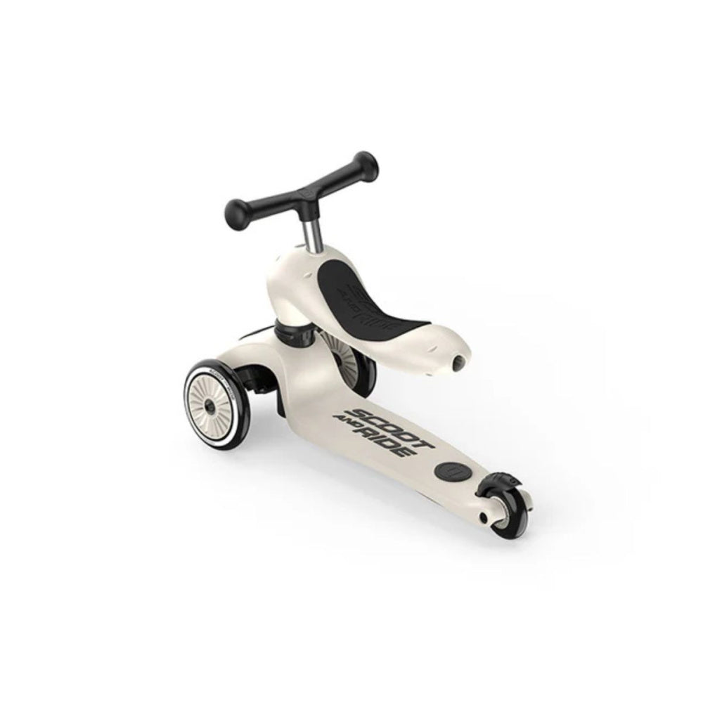 Scoot & Ride - Sparkesykkel Highwaykick 1 Push & Go Ash