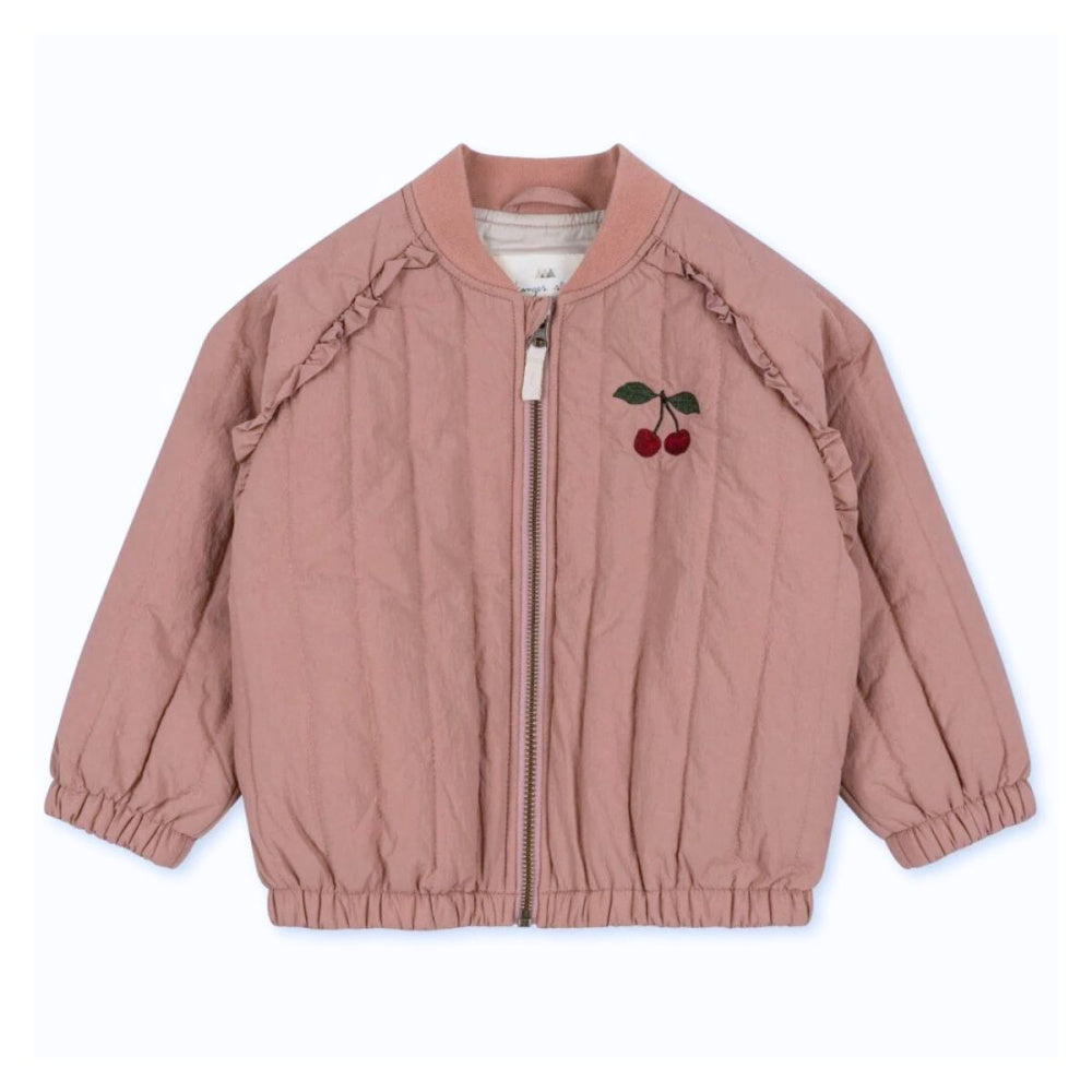 Konges Sløjd - Bomberjakke Juno Frill Cameo Brown