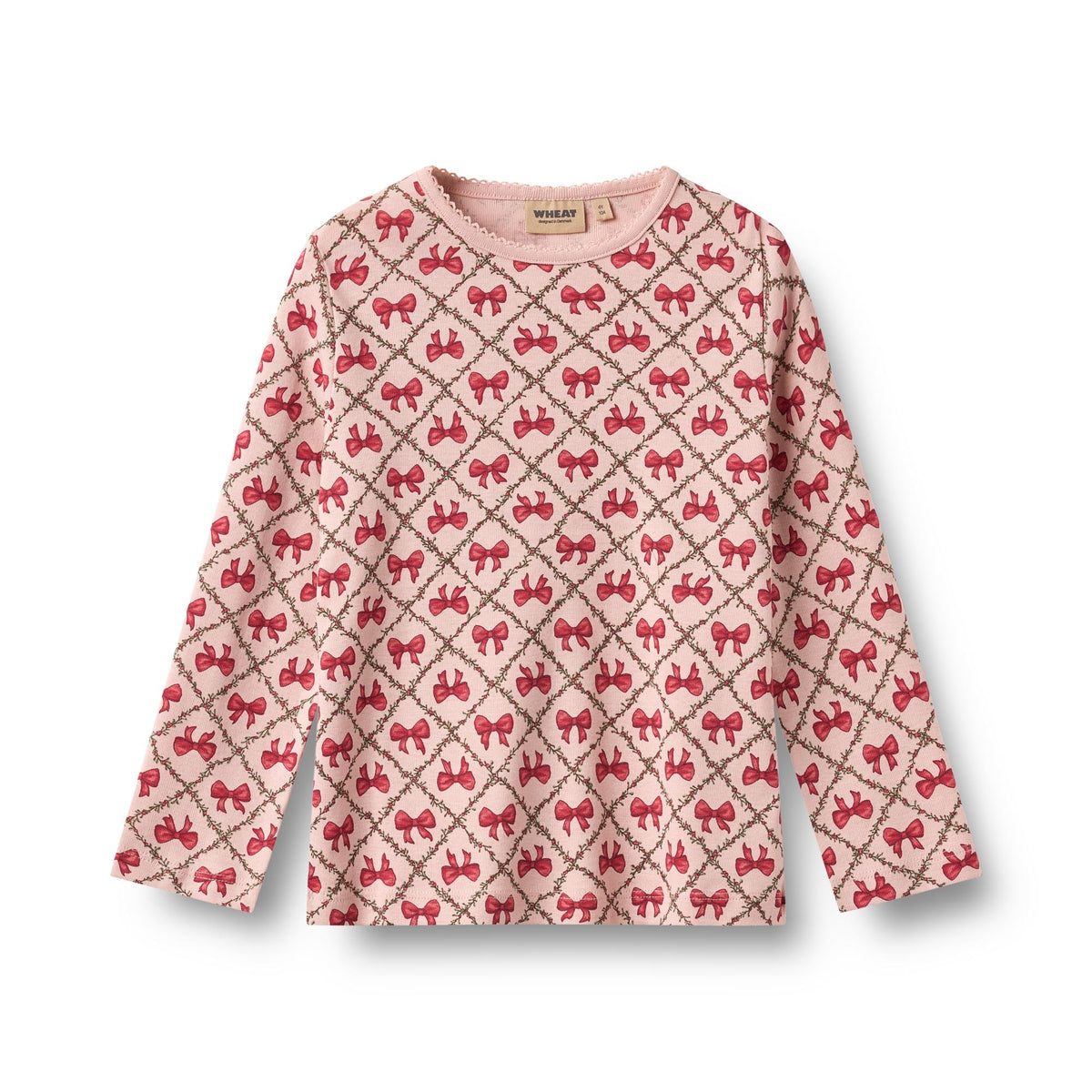 Wheat - Julepysj 2-delt Mila Dim Rose Bows