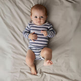 Name It - Body Ull Baby Wang Stripe Folkstone Gray/ Snow White