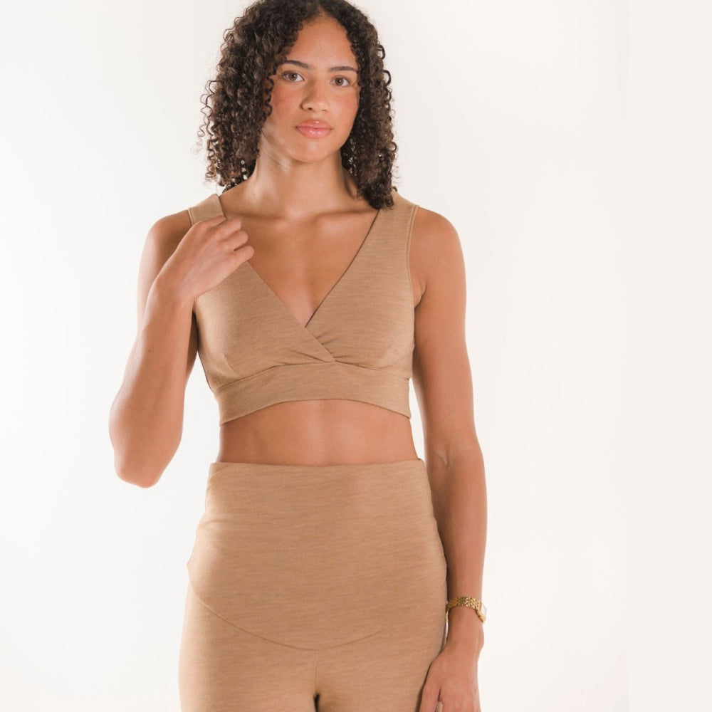 Boob - Amme-BH Merinoull Brown Melange