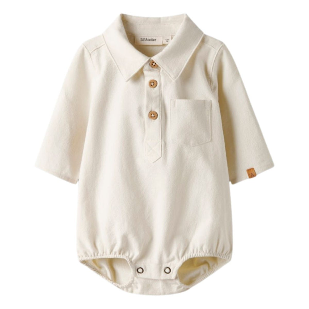 Lil'Atelier - Skjortebody Hadam Turtledove