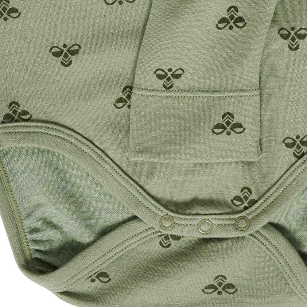 Hummel - Ullbody Ull og Bambus Oil Green