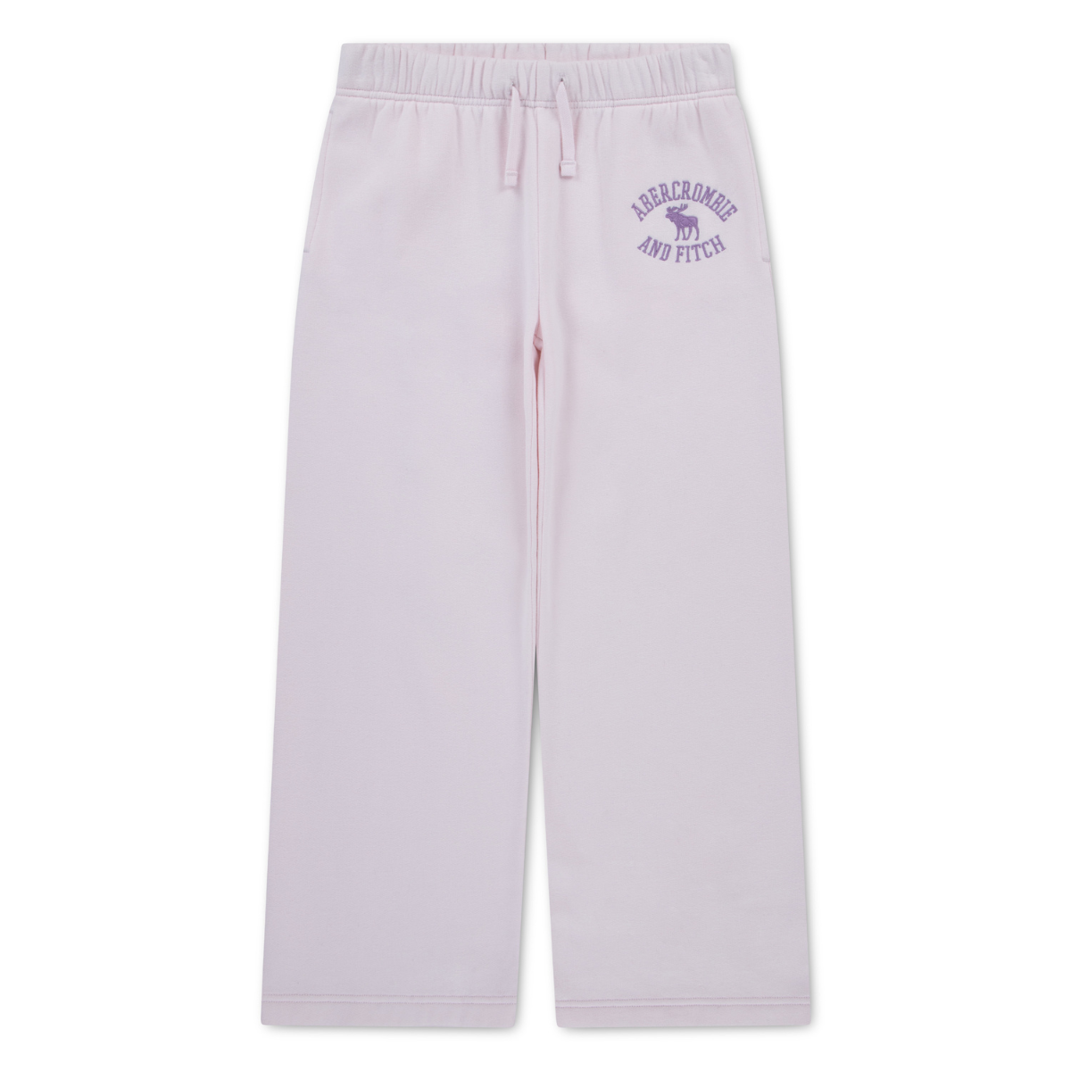 Abercrombie and Fitch - Joggebukse Logo Pink Marshmallow