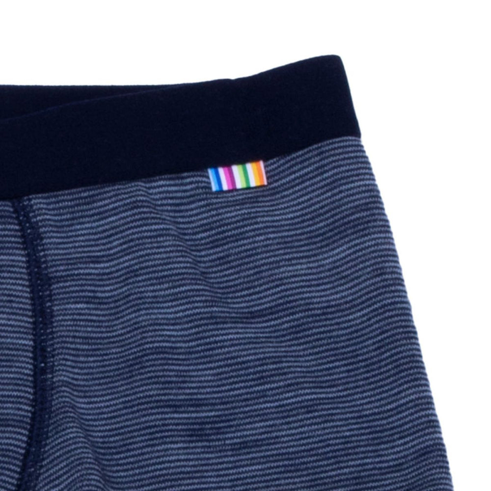 Joha - Boxershorts i Ull Basic Blå Melert