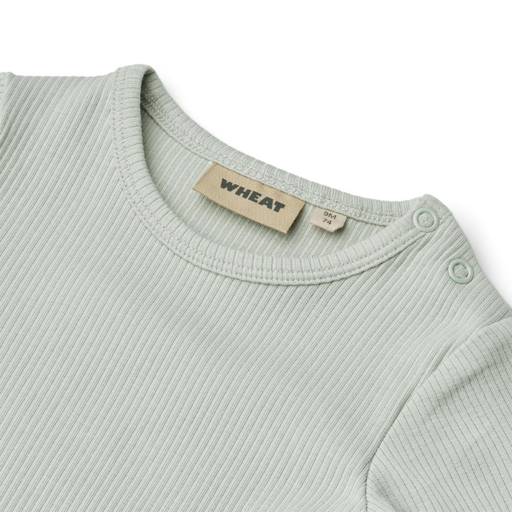 Wheat - Body Rib Spencer Rainy Sky
