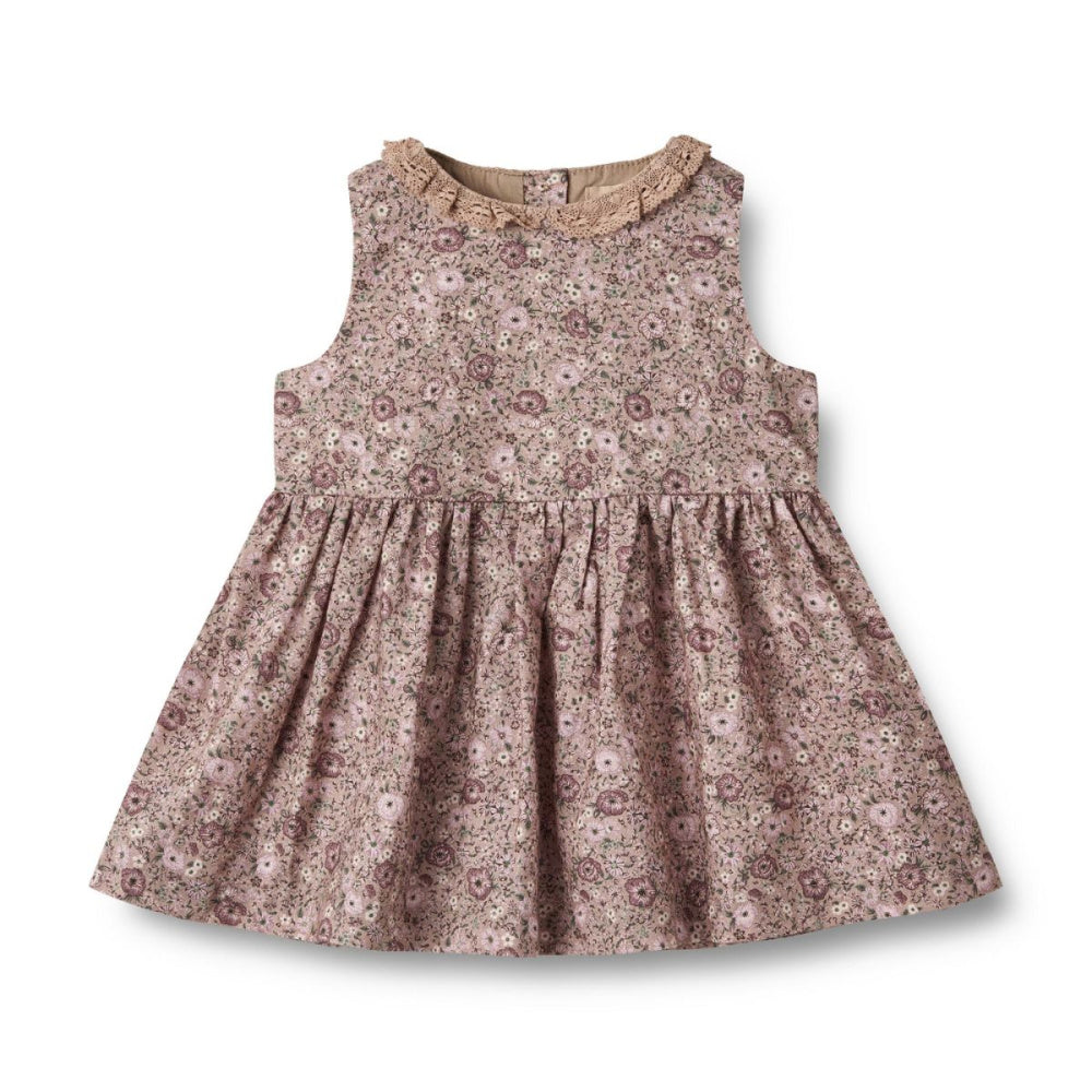 Wheat - Kjole Baby Elma Rose Shadow Flowers