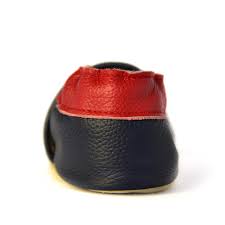 Rose et Chocolat - Tøfler i Skinn Capt Hook Navy