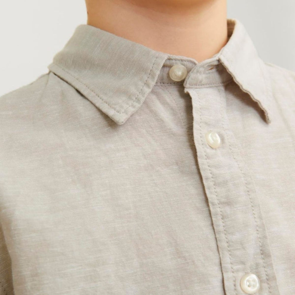 Jack & Jones - Linskjorte Klassisk Crockery