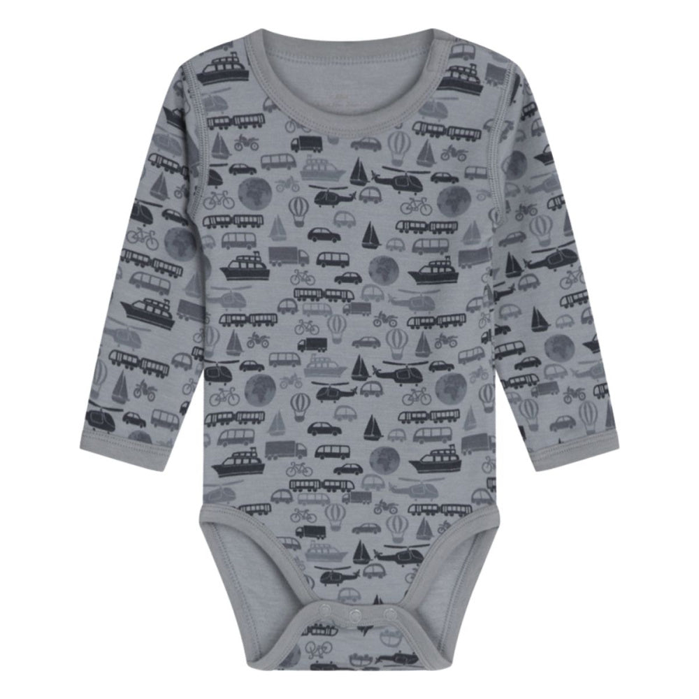 Hust and Claire - Body i Ull og Bambus Baloo Blue Wind 