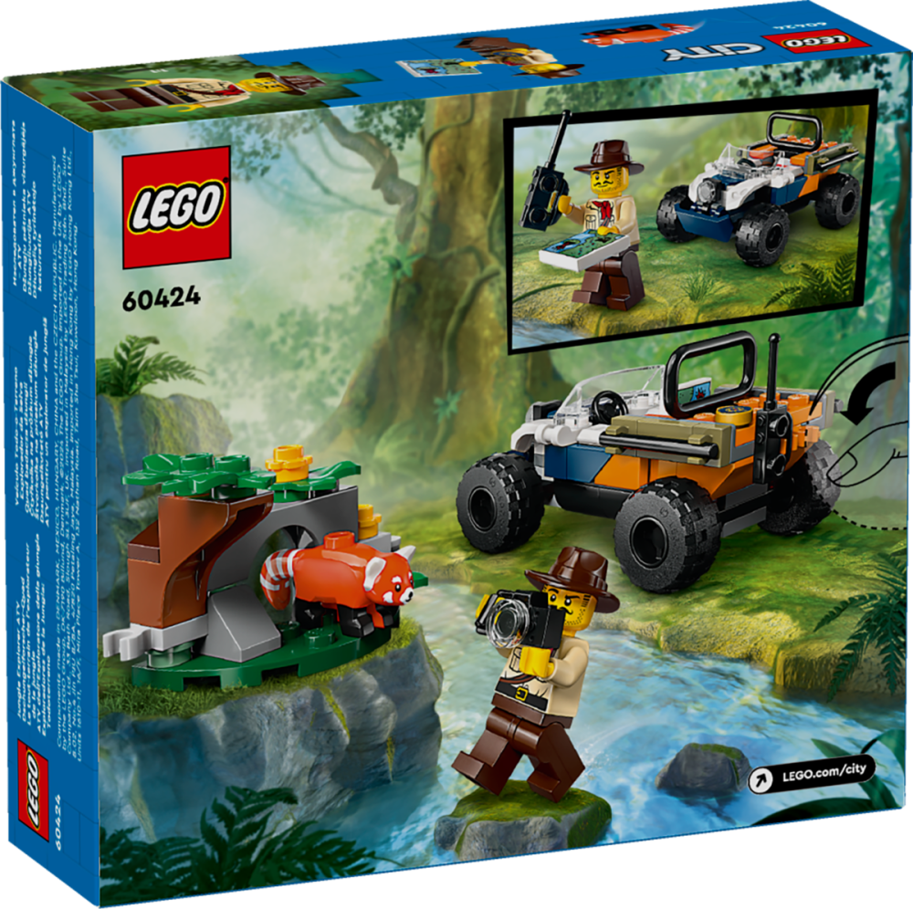 LEGO - City Jungelutforsker med ATV og rød panda
