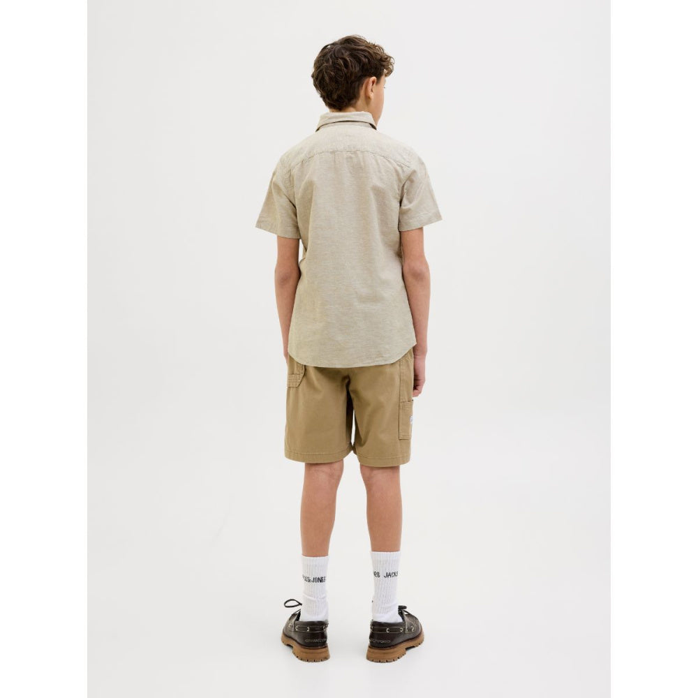Jack & Jones - Linskjorte Kortermet Breeze Crockery