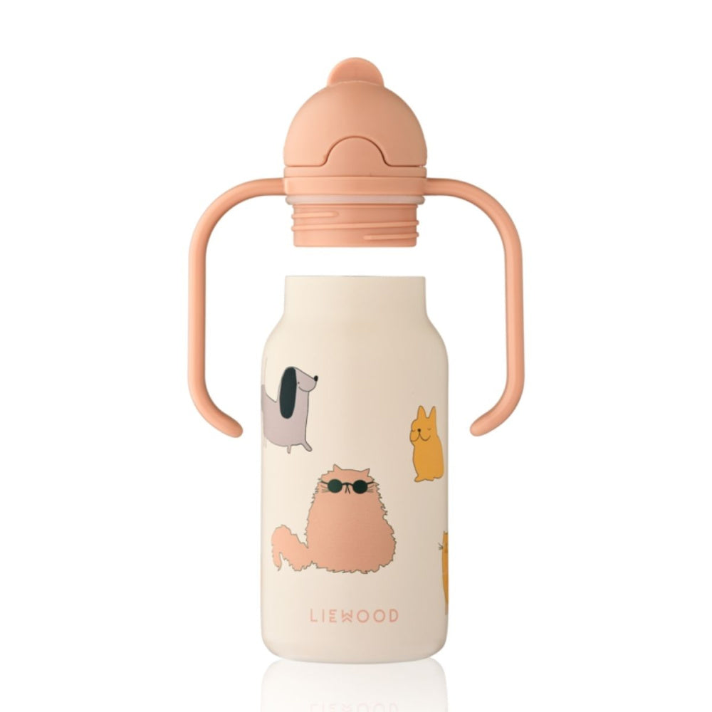 Liewood - Drikkeflaske 250ml Kimmie Cats and Dogs/ Sandy