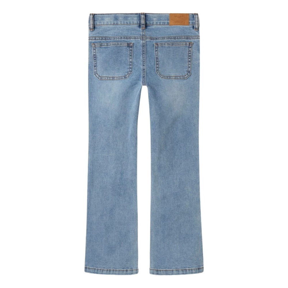 Name It - Jeans Bukse Polly Skinny Boot Light Blue Denim