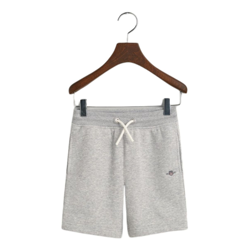 Gant - Shorts Shield Sweat Light Grey Melange