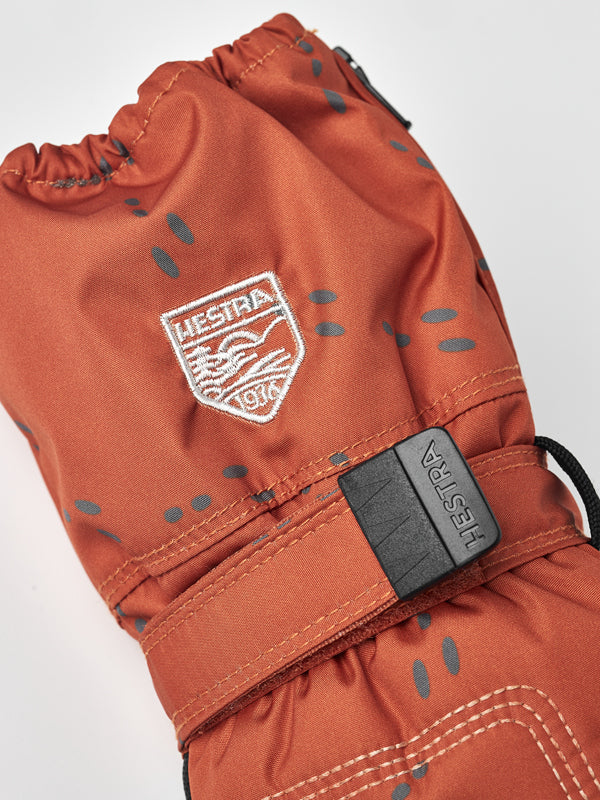Hestra - Votter Baby Zip Long Print Orange
