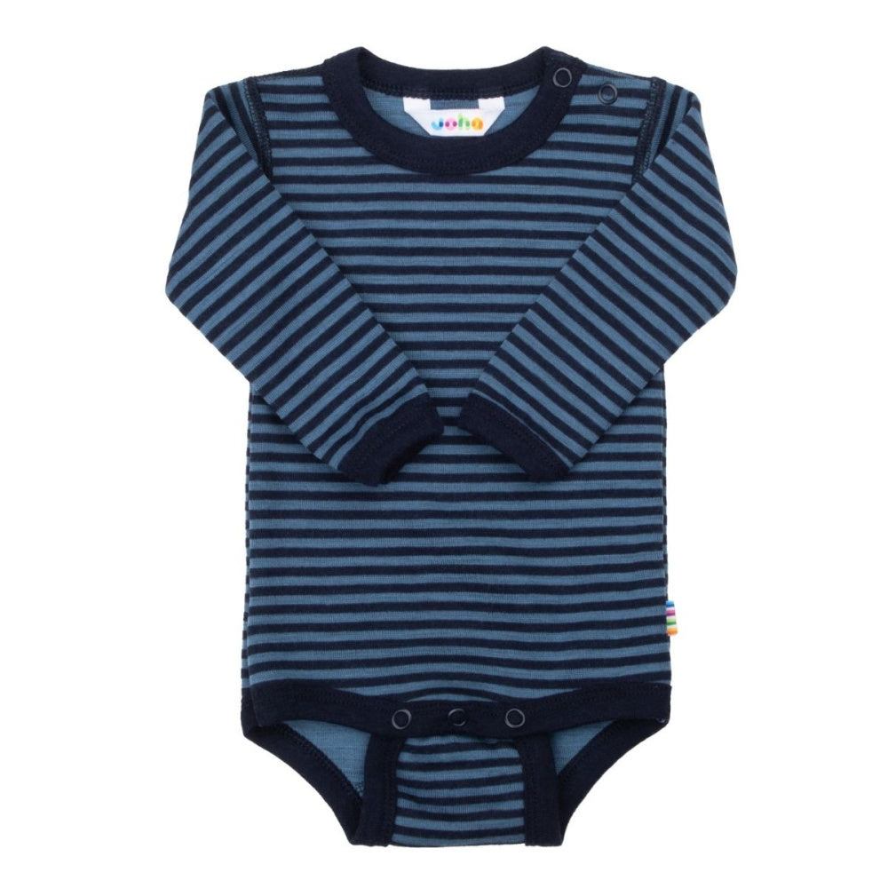 Joha - Body i Ull Stripe Blå