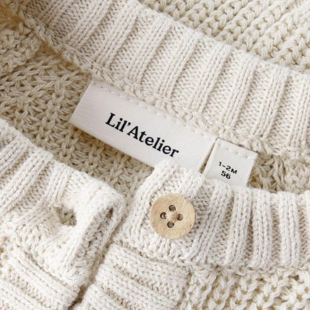 Lil'Atelier - Cardigan Baby Emlen Turtledove