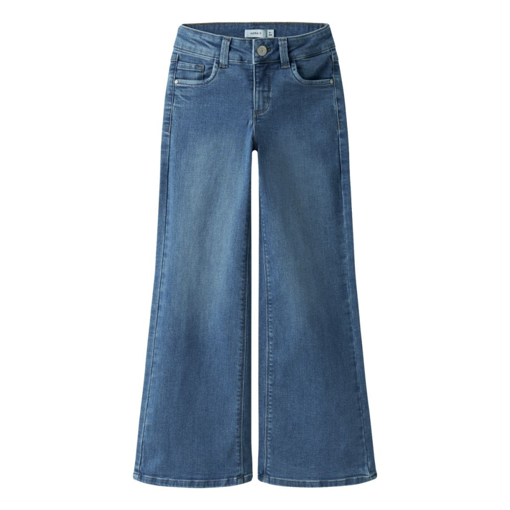 Name It - Jeans Bukse Polly X-Wide Medium Blue Denim