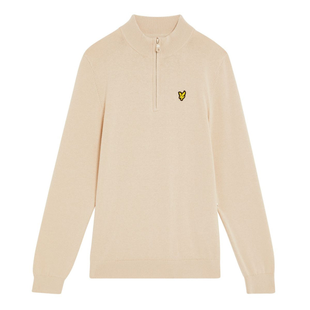 Lyle & Scott - Genser 1/4 Zip Putty
