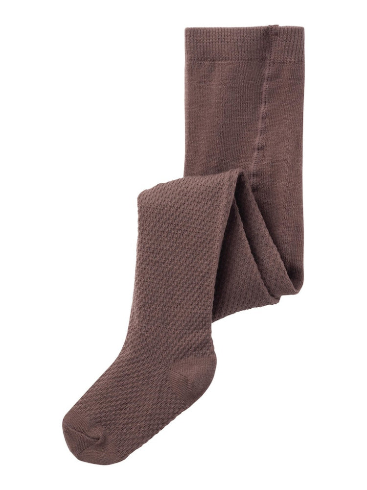 Name It - Strømpebukse Ull Wakma Peppercorn