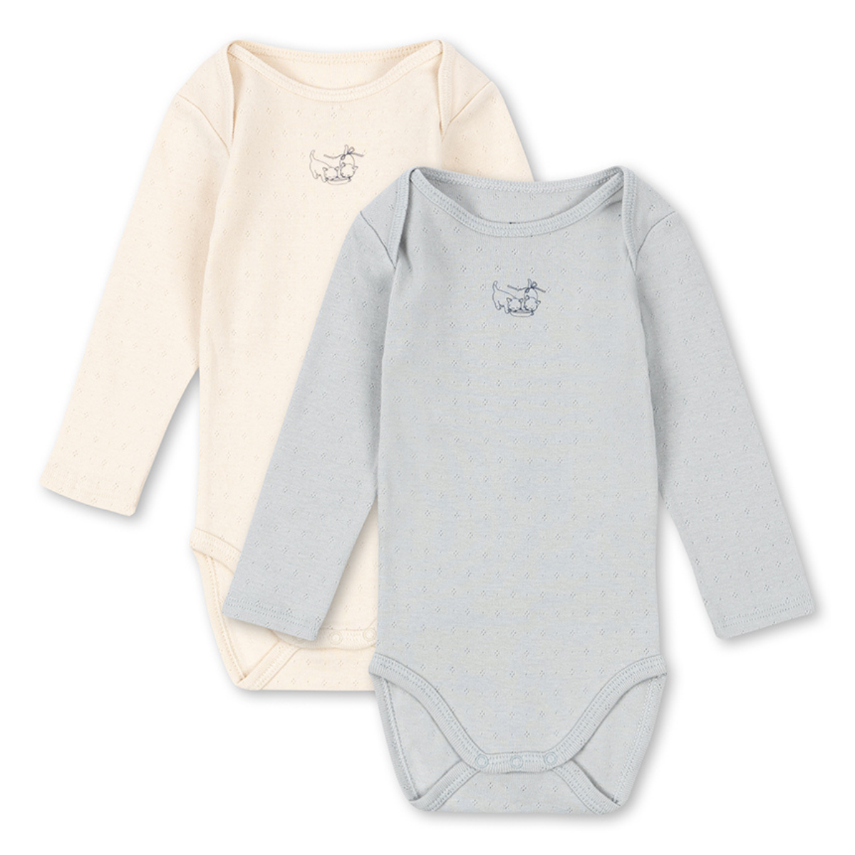 Konges Sløjd - Body 2-pk Perla Buttercream/ Pearl Blue