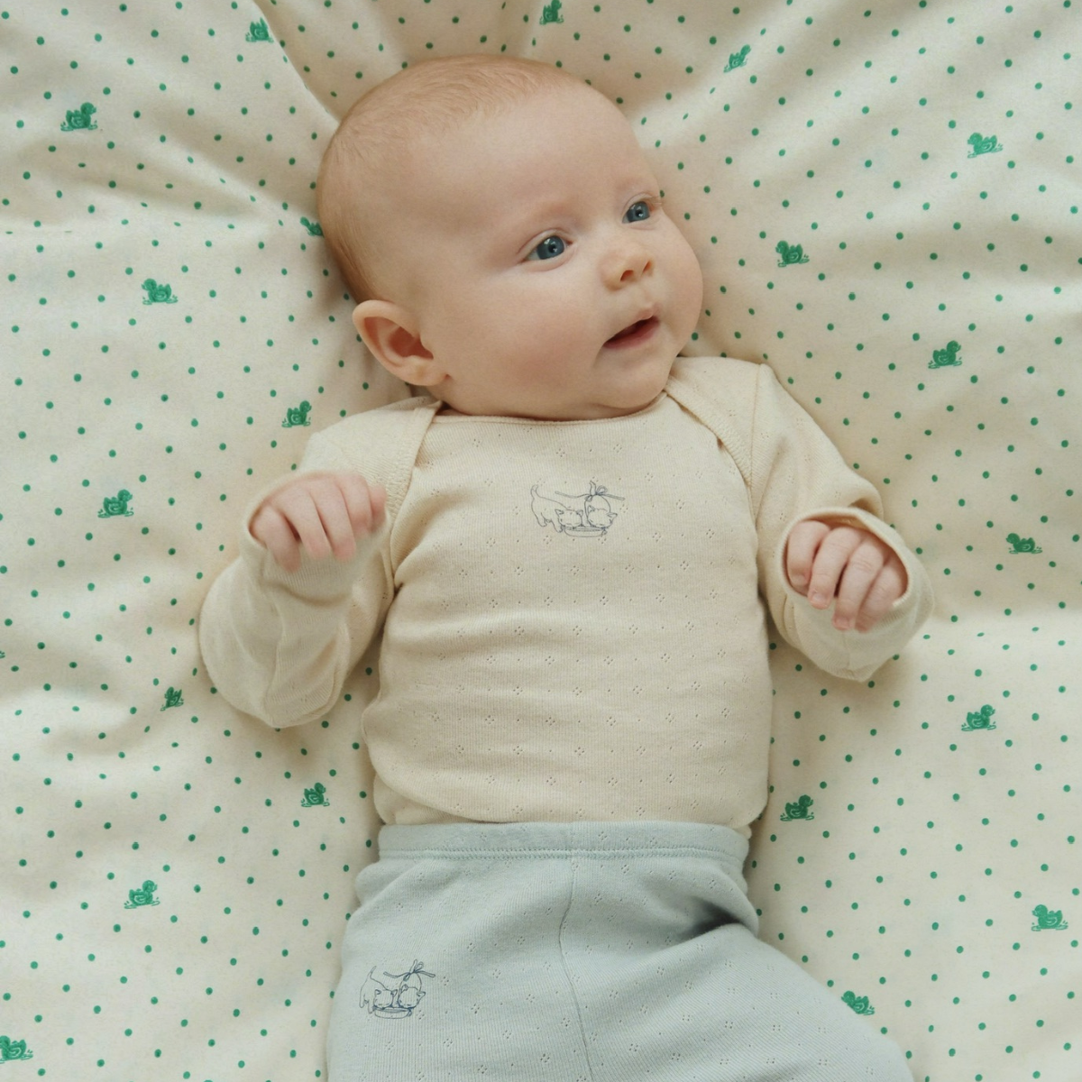 Konges Sløjd - Body 2-pk Perla Buttercream/ Pearl Blue