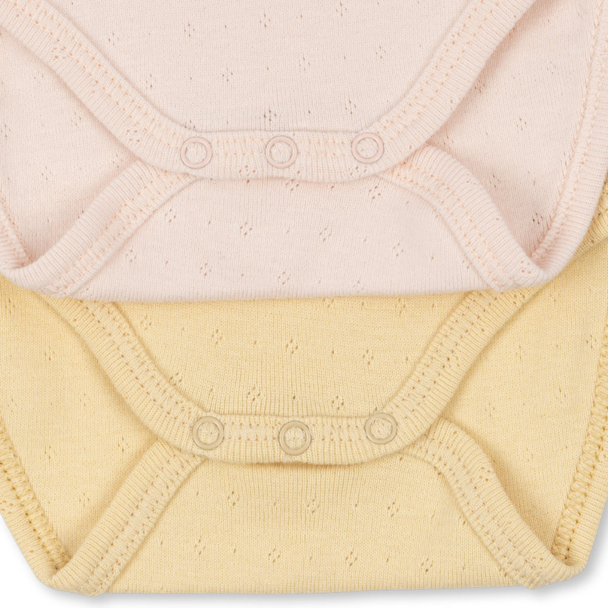Konges Sløjd - Body 2-pk Perla Banana Crepe/ Creole Pink