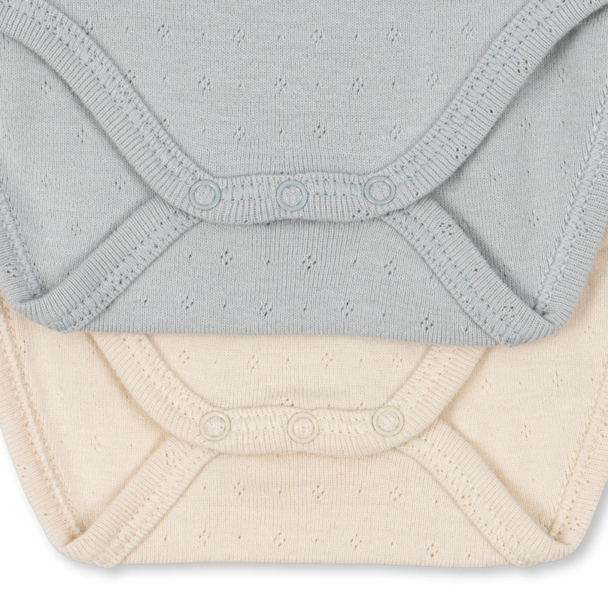 Konges Sløjd - Body 2-pk Perla Buttercream/ Pearl Blue