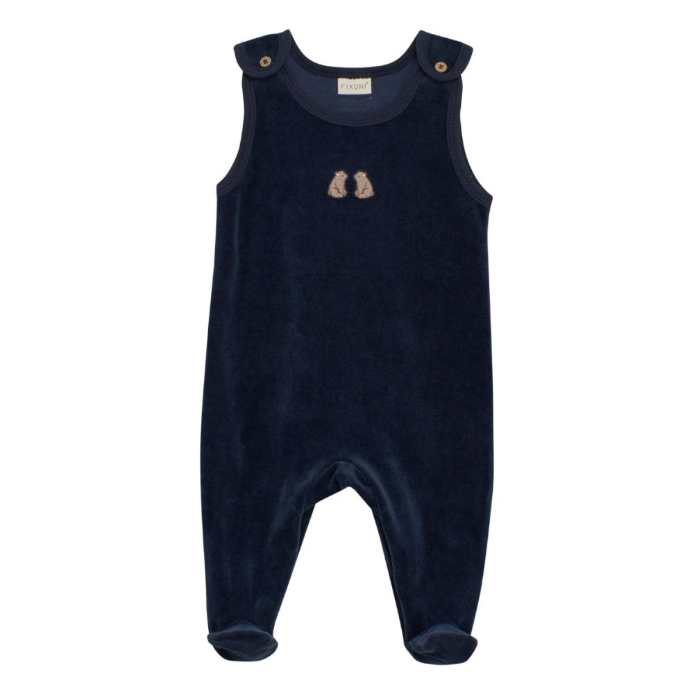 Fixoni - Sett, Body & Sparkebukse Velour Navy Blazer