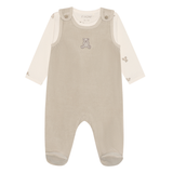 Fixoni - Babysett Body og Sparkebukse Velour Pure Cashmere