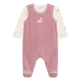 Fixoni - Babysett Body og Sparkebukse Velour Lilas